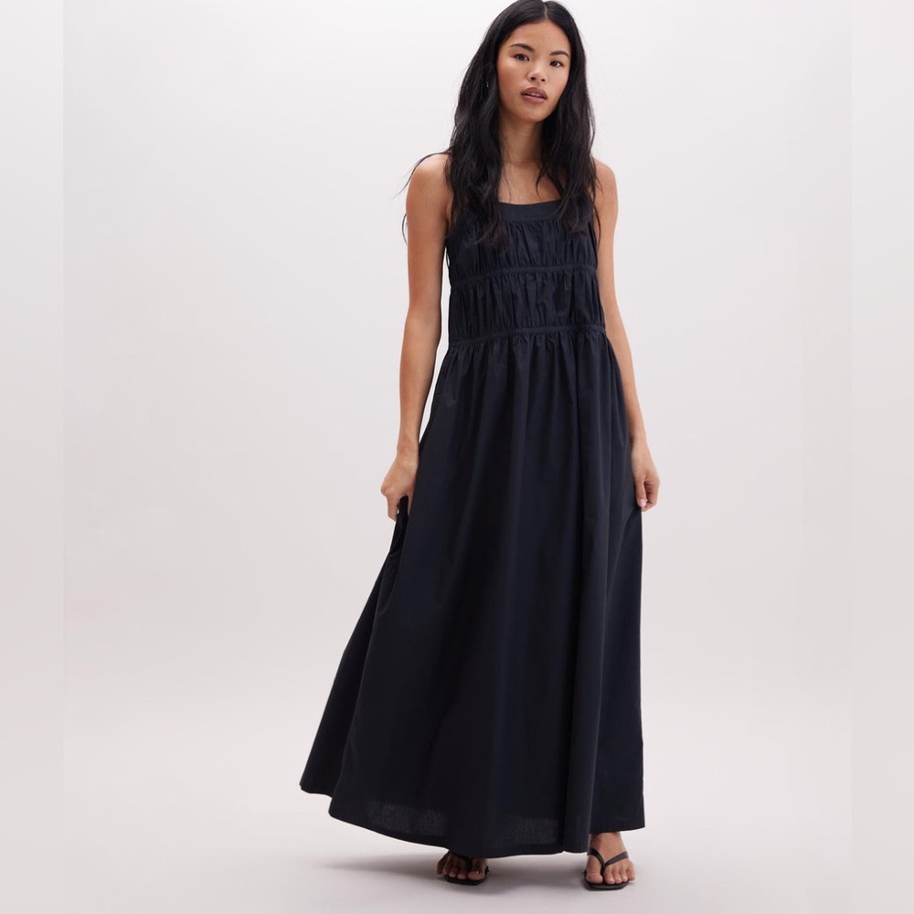 NWT RicherPoorer Dakota Tiered Maxi Dress L